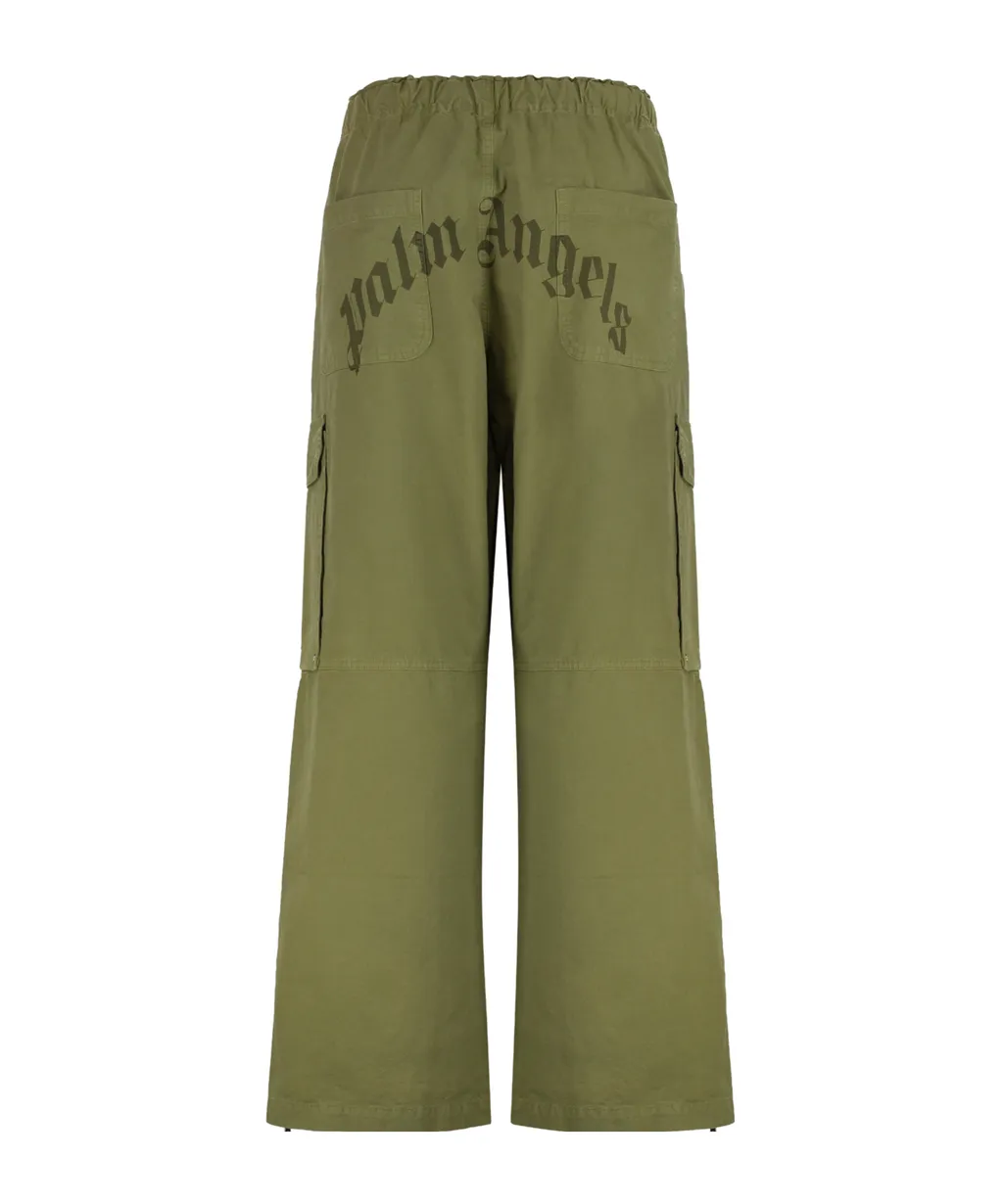 Curved Logo Cargo Pants