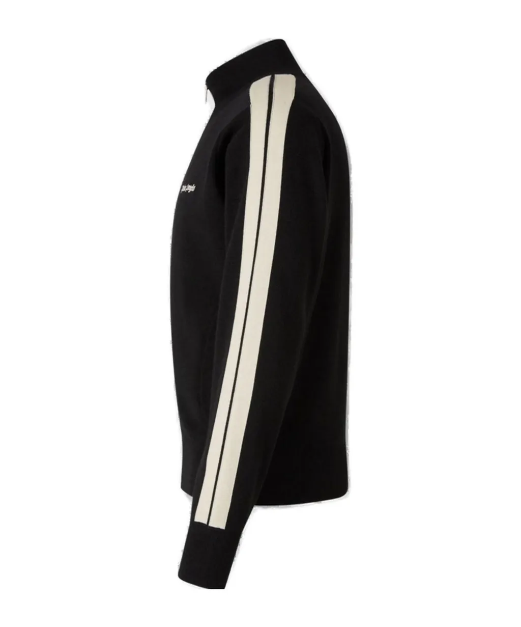 Logo Embroidered Zipped Sweatshirt