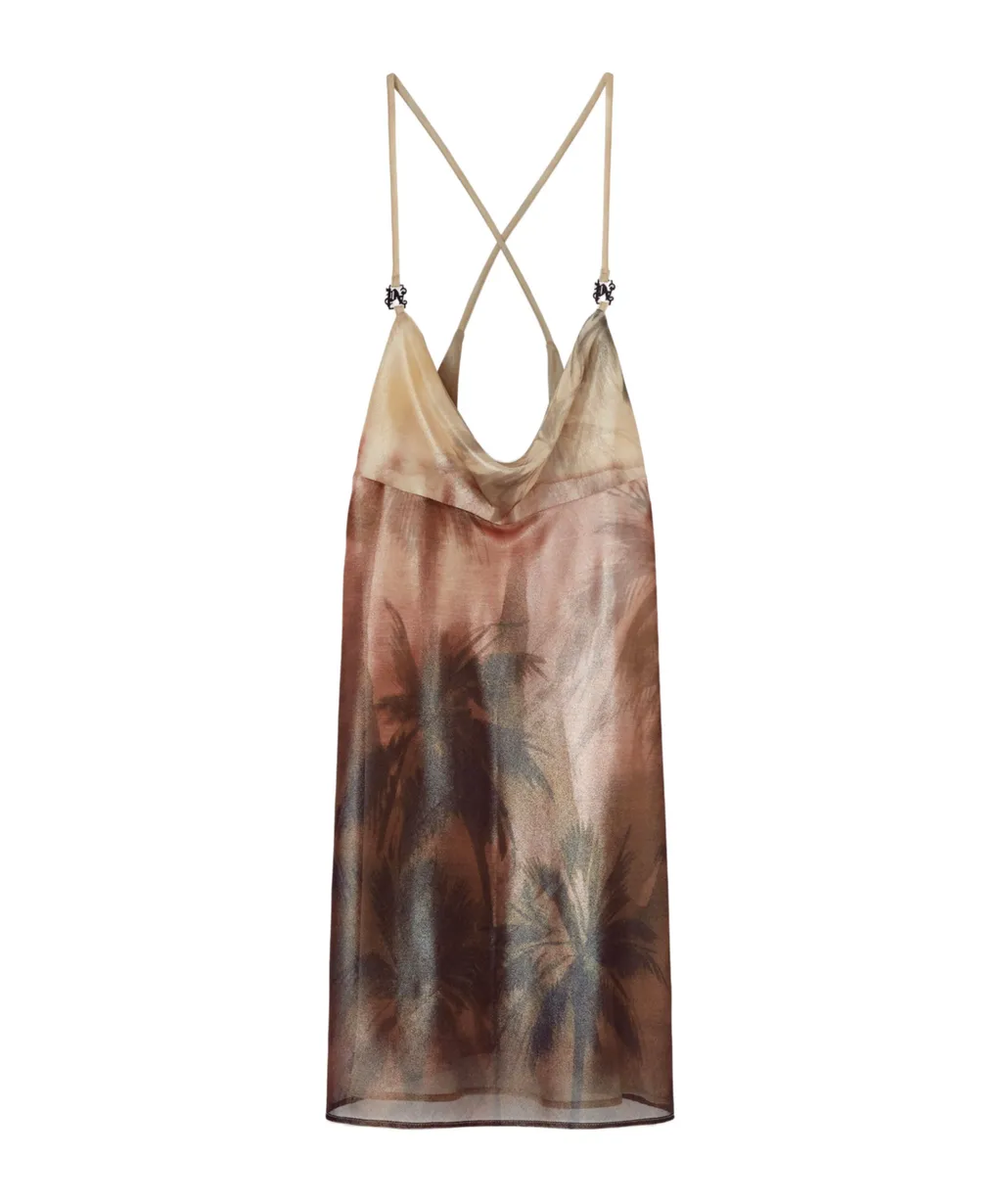 Sunset Palms Mini Dress