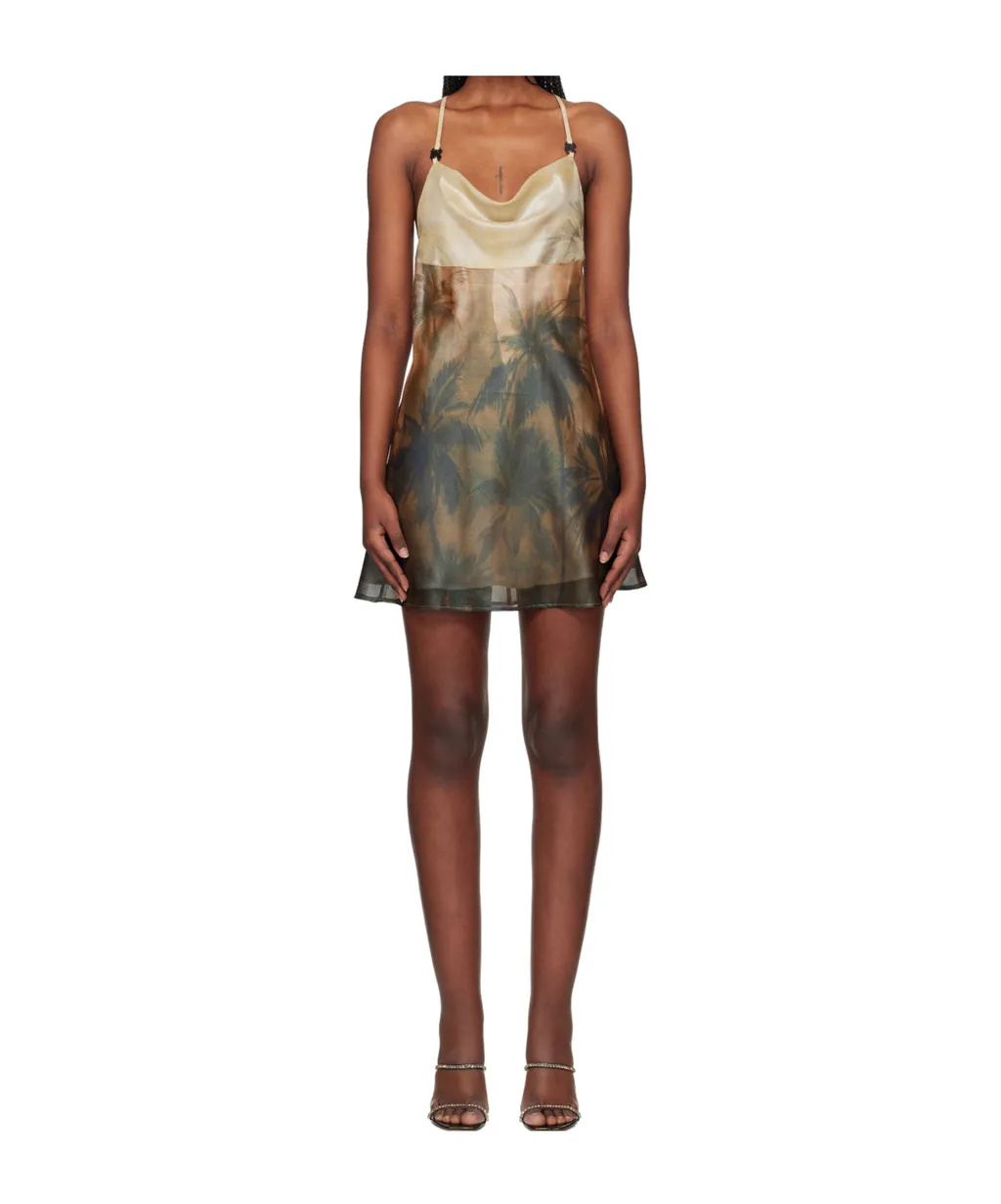 Sunset Palms Mini Dress