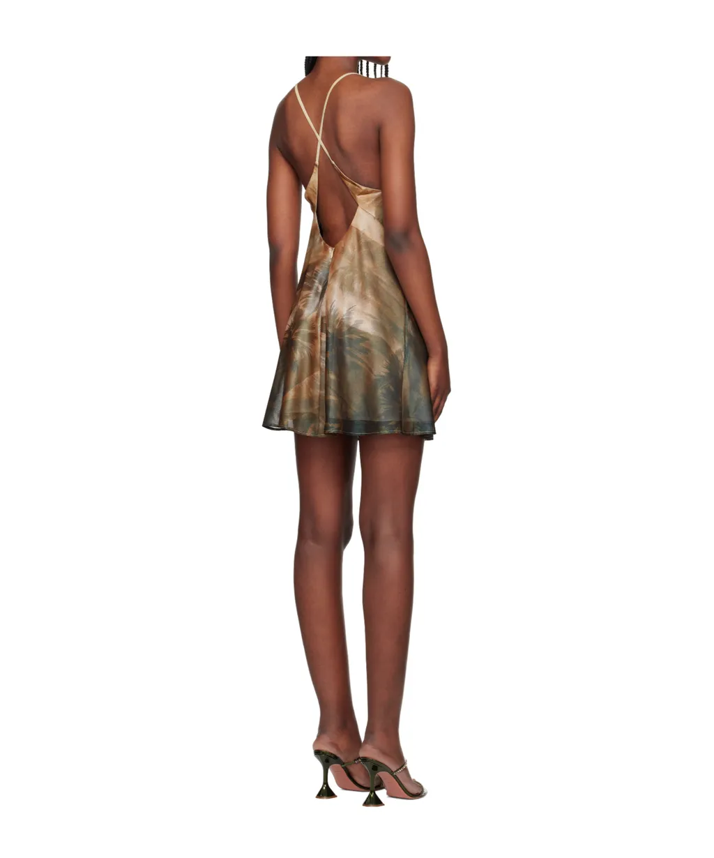 Sunset Palms Mini Dress