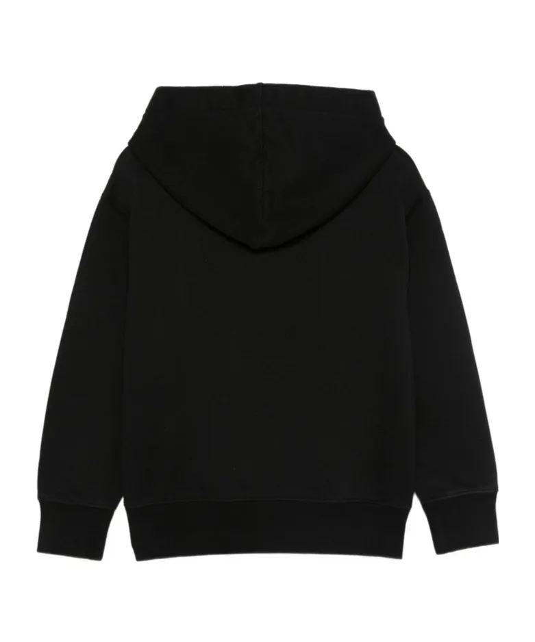 Logo Printed Long-Sleeved Hoodie