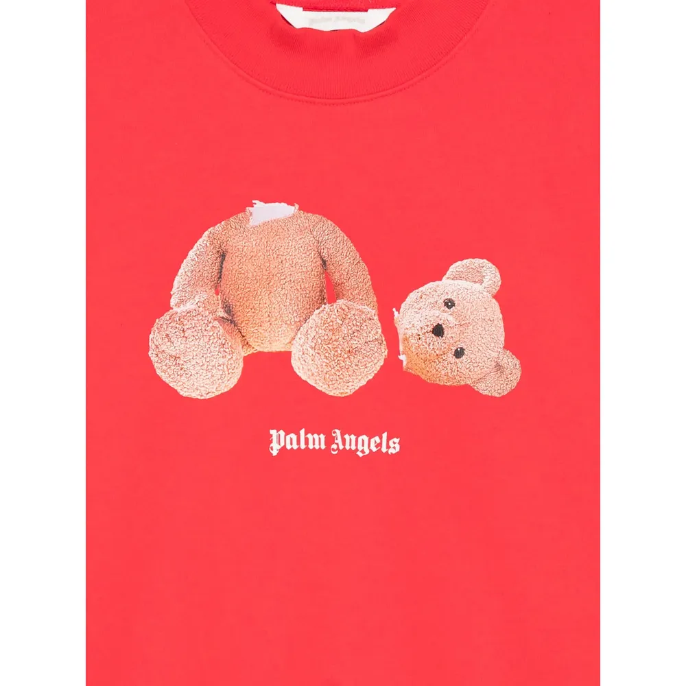 Bear Crewneck Drop-Shoulder Sweatshirt