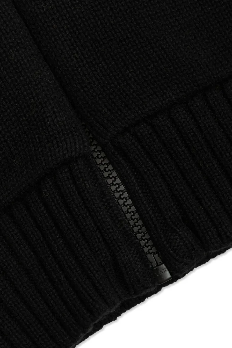 Hooded Zip-Up Cardigan
