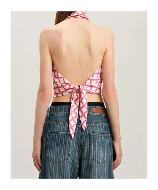 Lapel Sleeveless Shirt