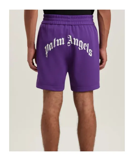Back Curved Logo Track Shorts