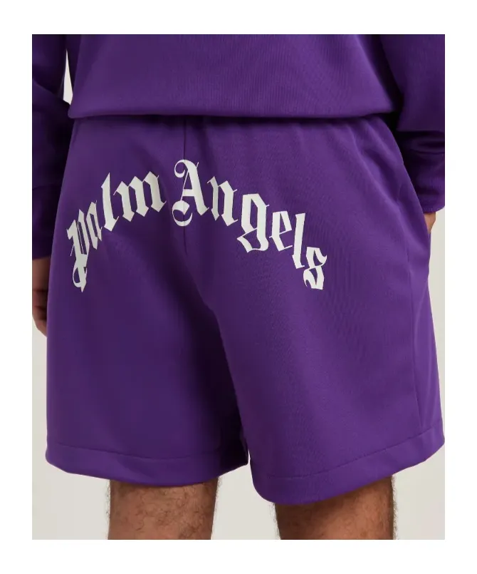 Back Curved Logo Track Shorts