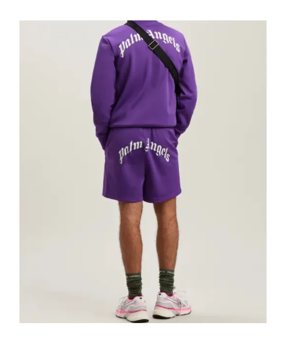 Back Curved Logo Track Shorts