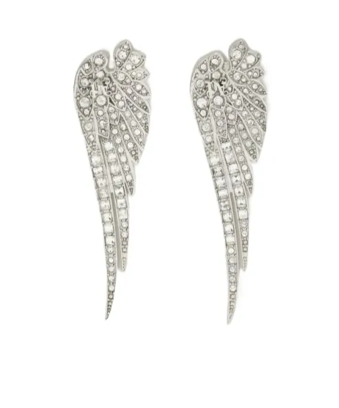 Angel Wing Strass Earrings
