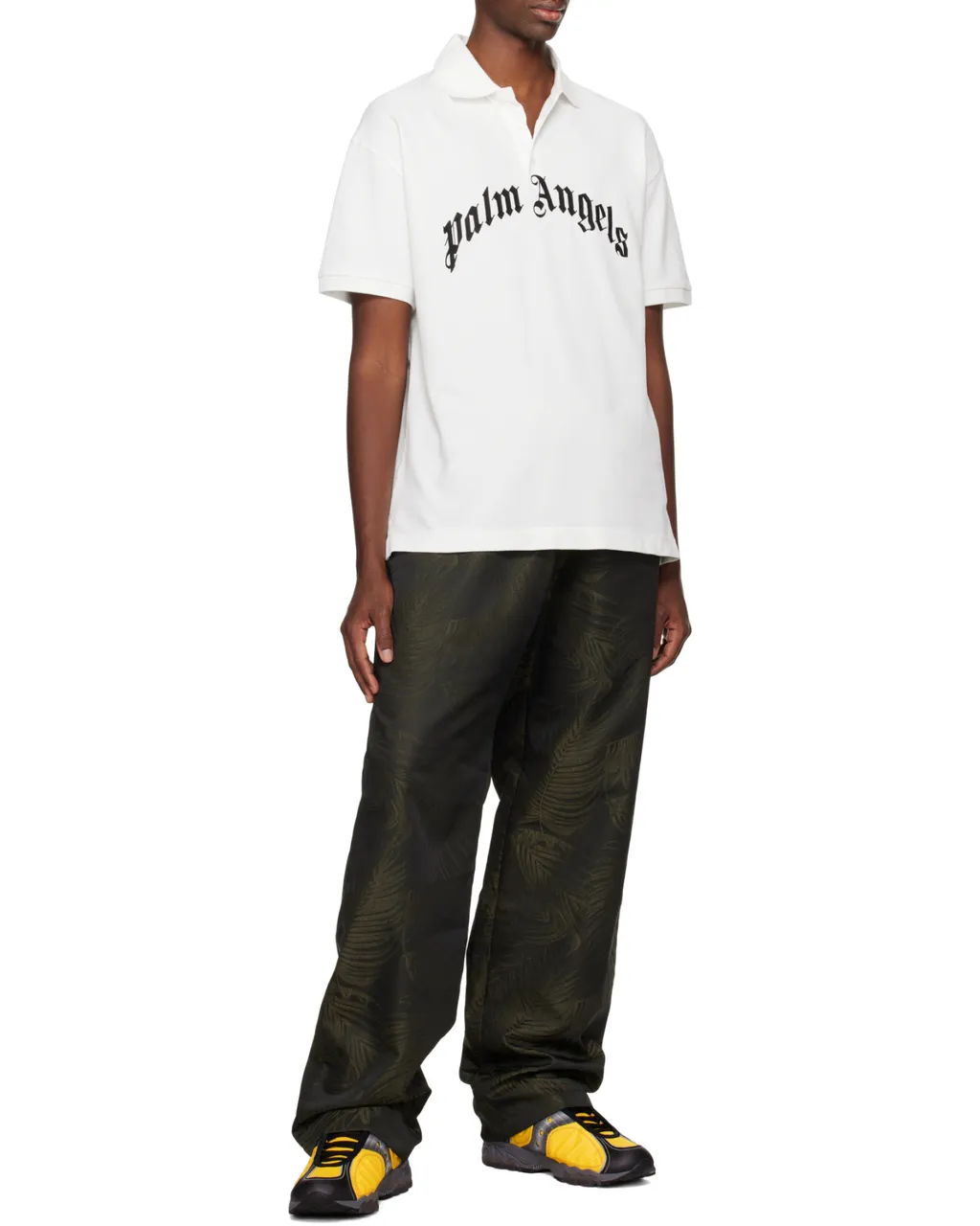 Palms Jacquard Drawstring Track Pants