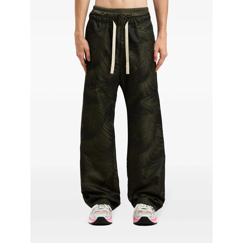 Palms Jacquard Drawstring Track Pants