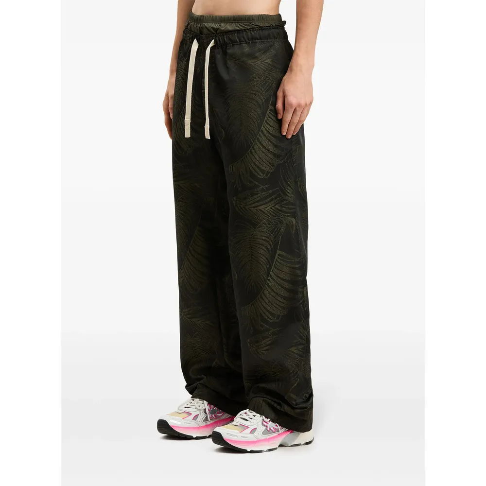 Palms Jacquard Drawstring Track Pants
