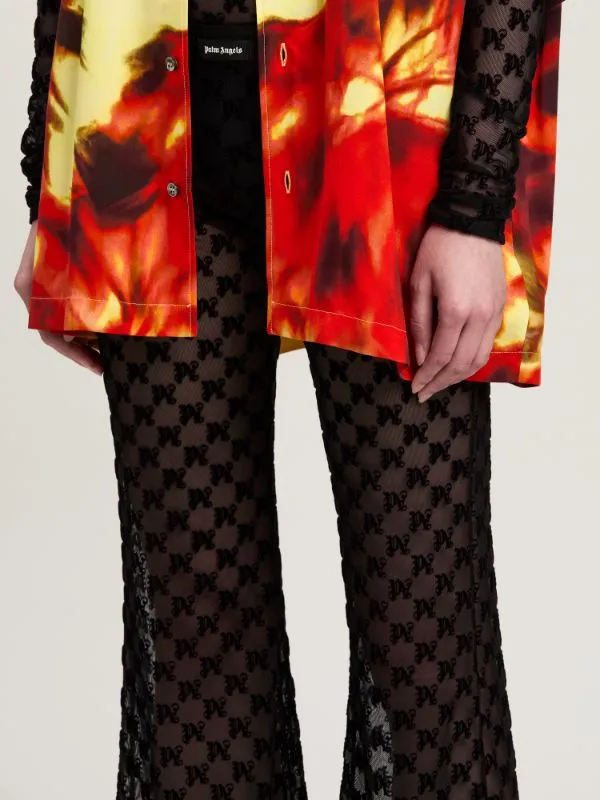 Printed Gauze Pants