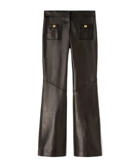 Panelled Flared Trousers