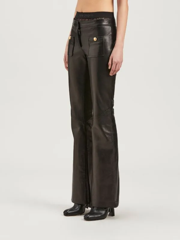 Panelled Flared Trousers