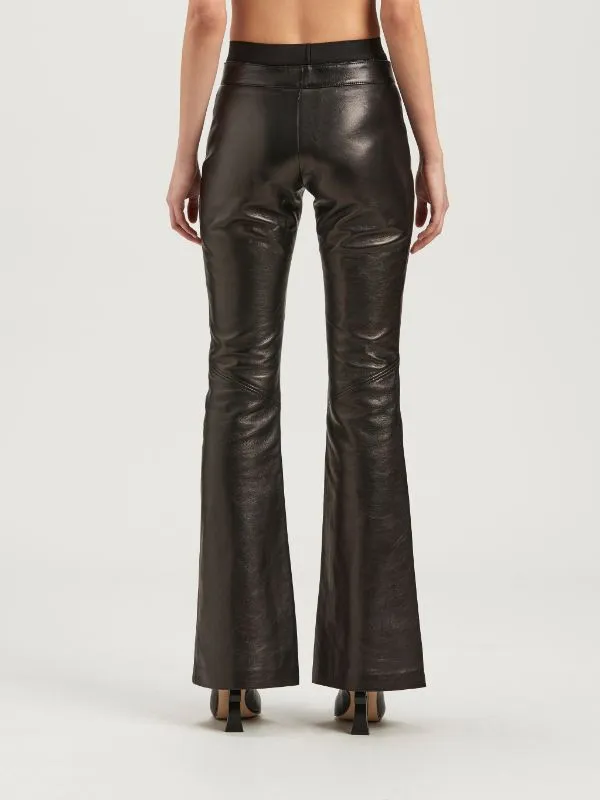 Panelled Flared Trousers