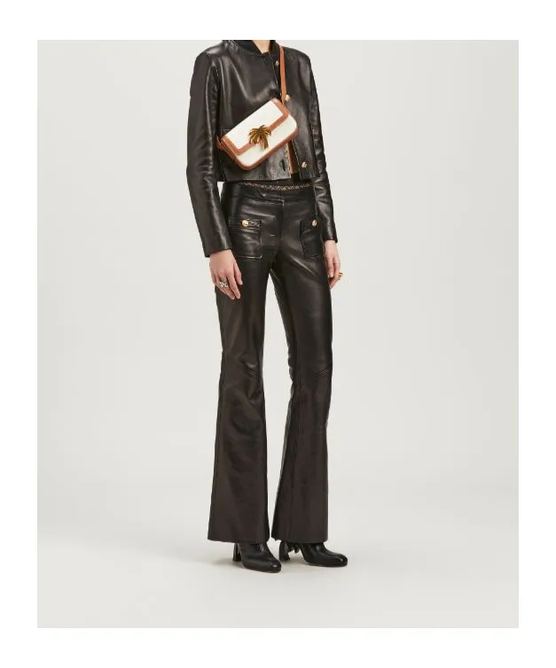 Panelled Flared Trousers