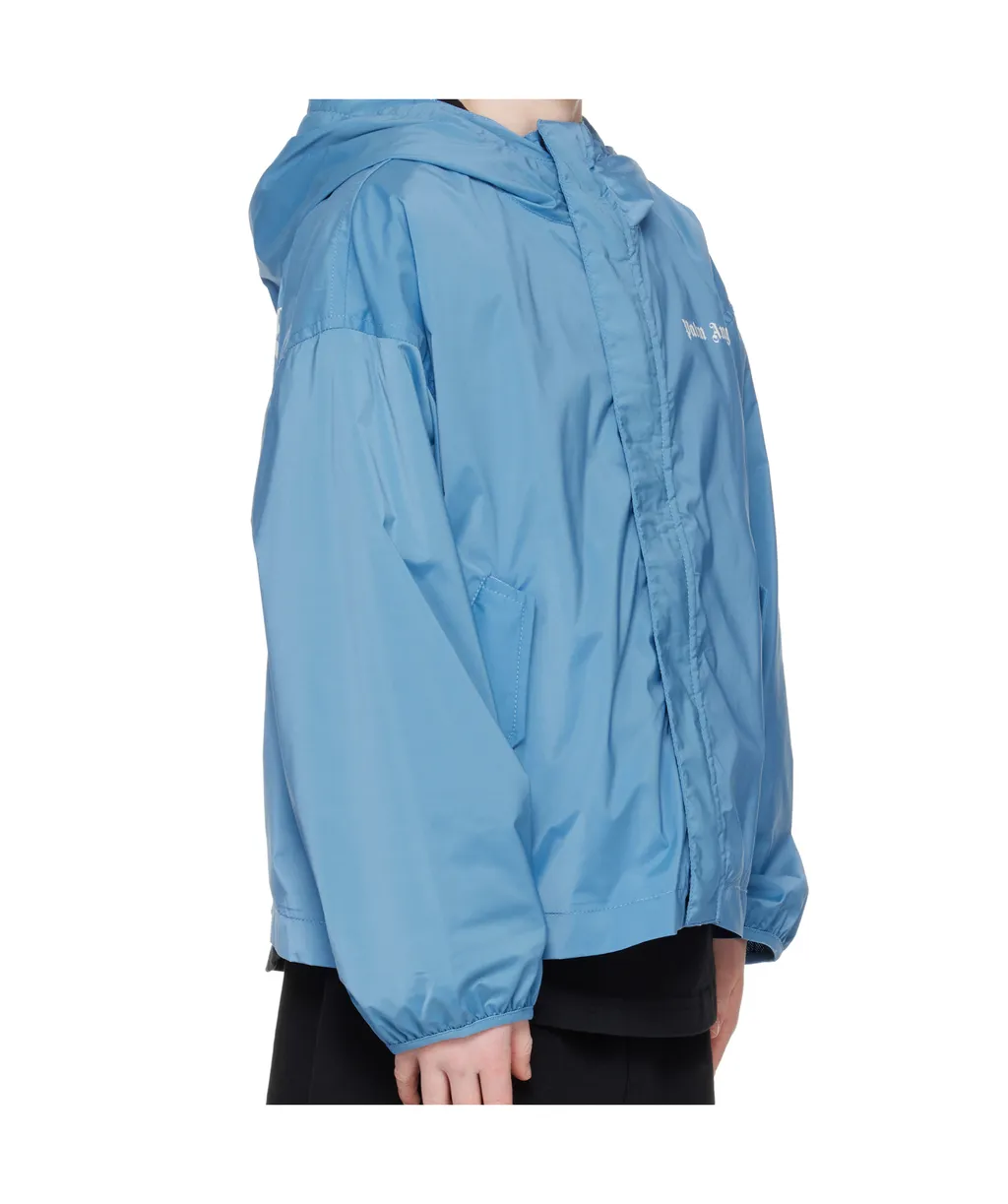 Logo-Print Hooded Jacket