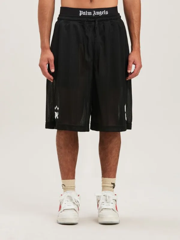 Mesh Palm Tree Shorts