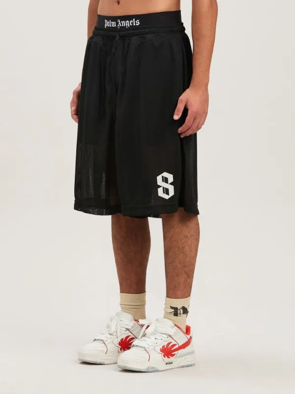 Mesh Palm Tree Shorts