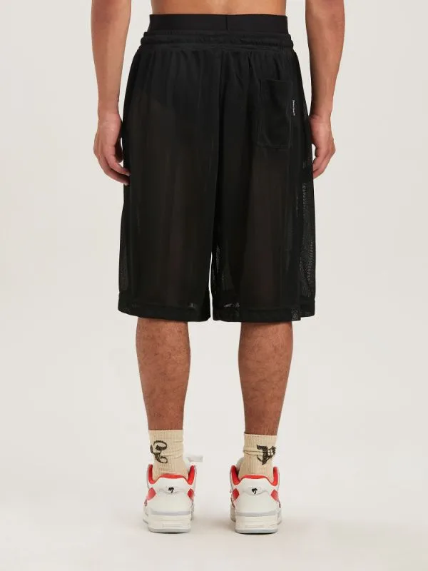 Mesh Palm Tree Shorts