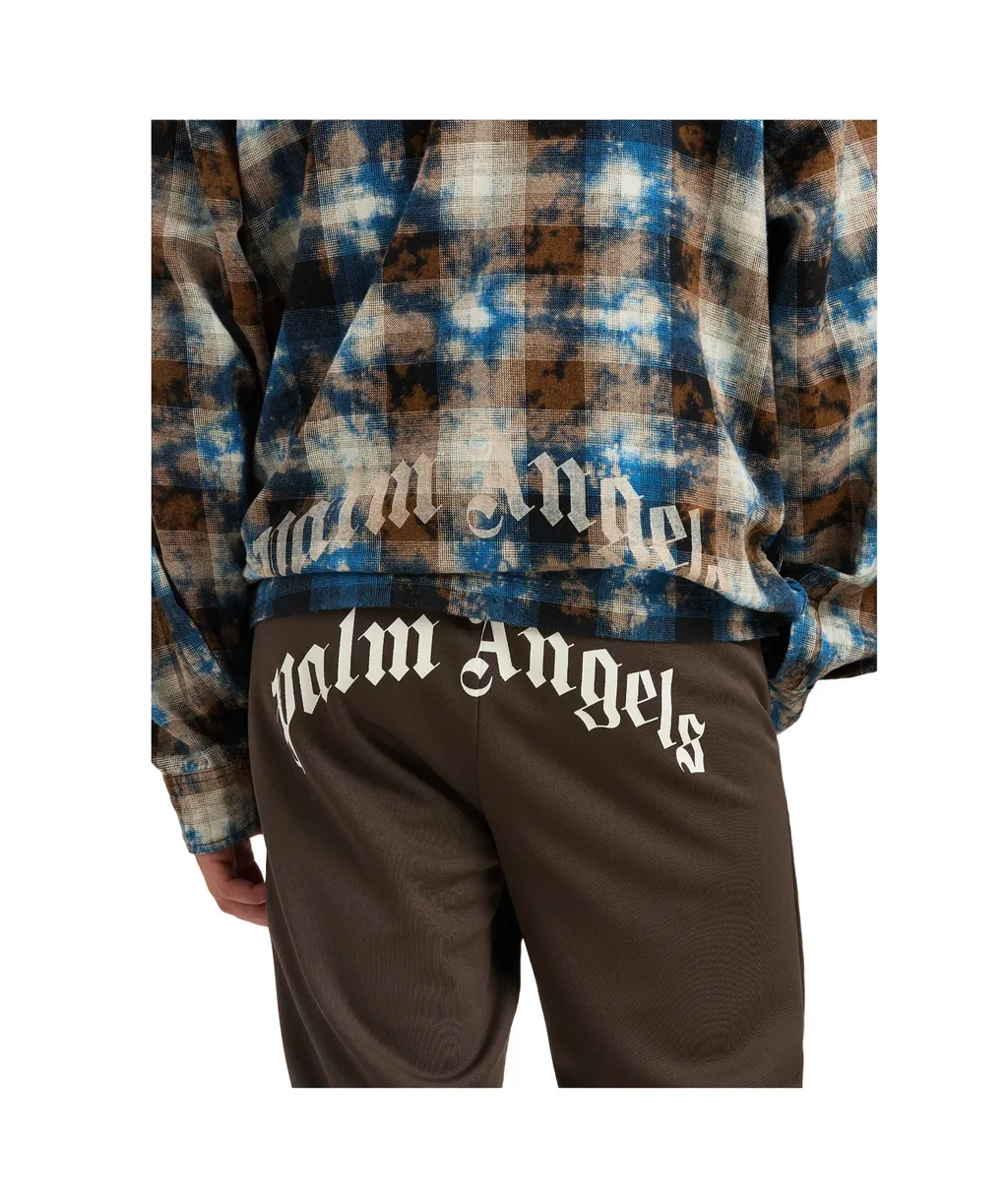 Curved Logo Printed Sweatpants