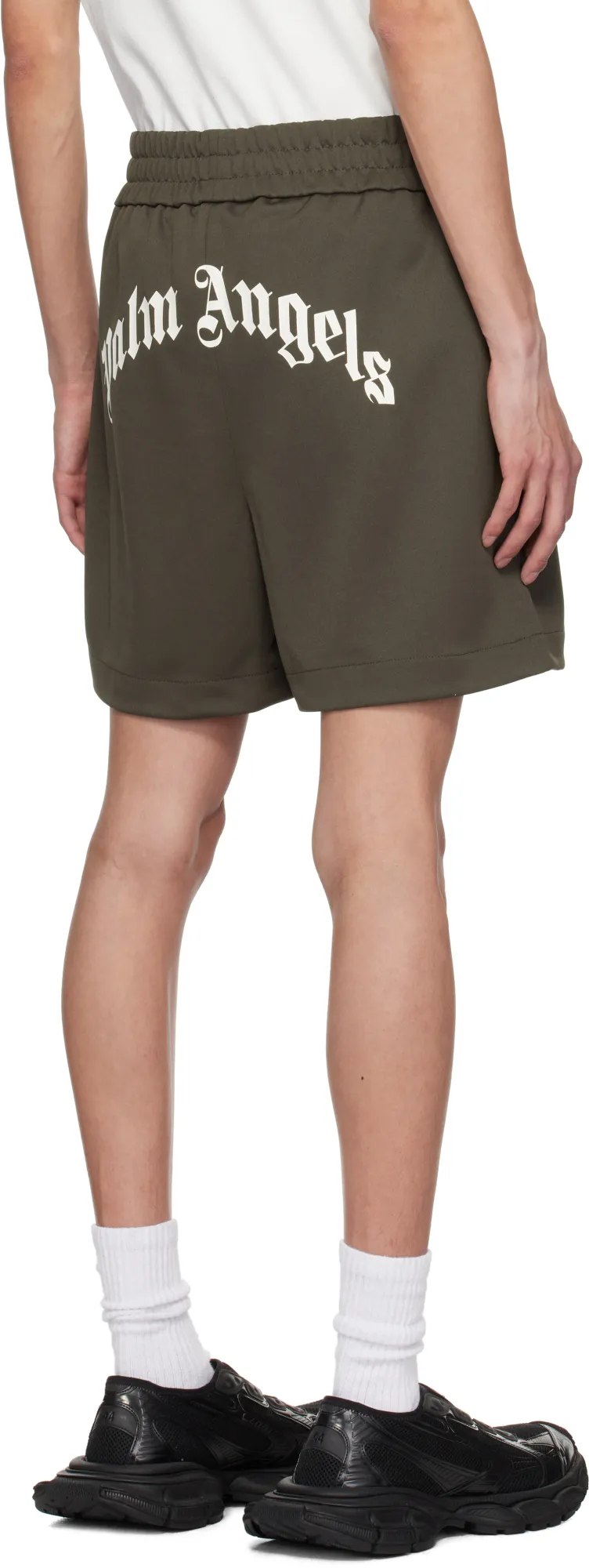 Curved Logo Track Shorts