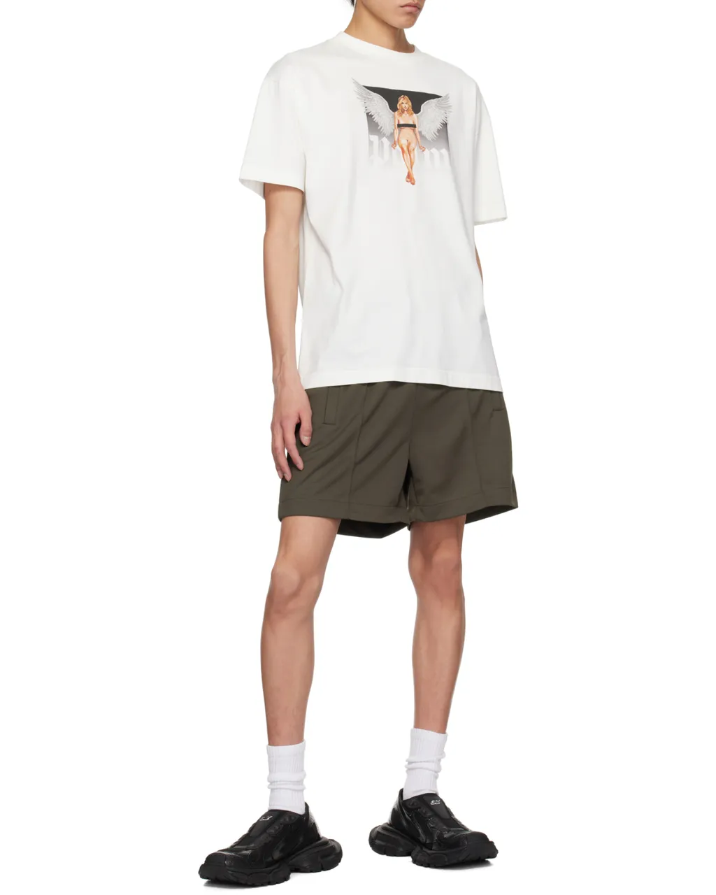 Curved Logo Track Shorts