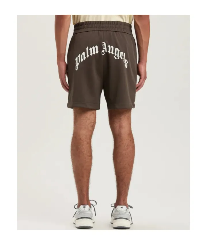 Curved Logo Track Shorts