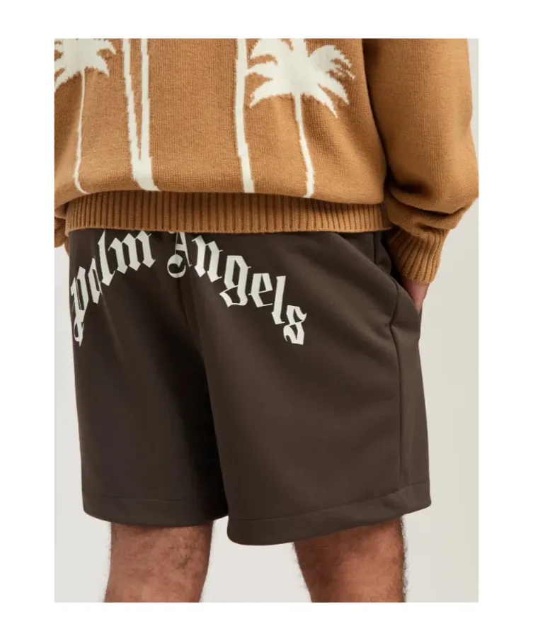 Curved Logo Track Shorts