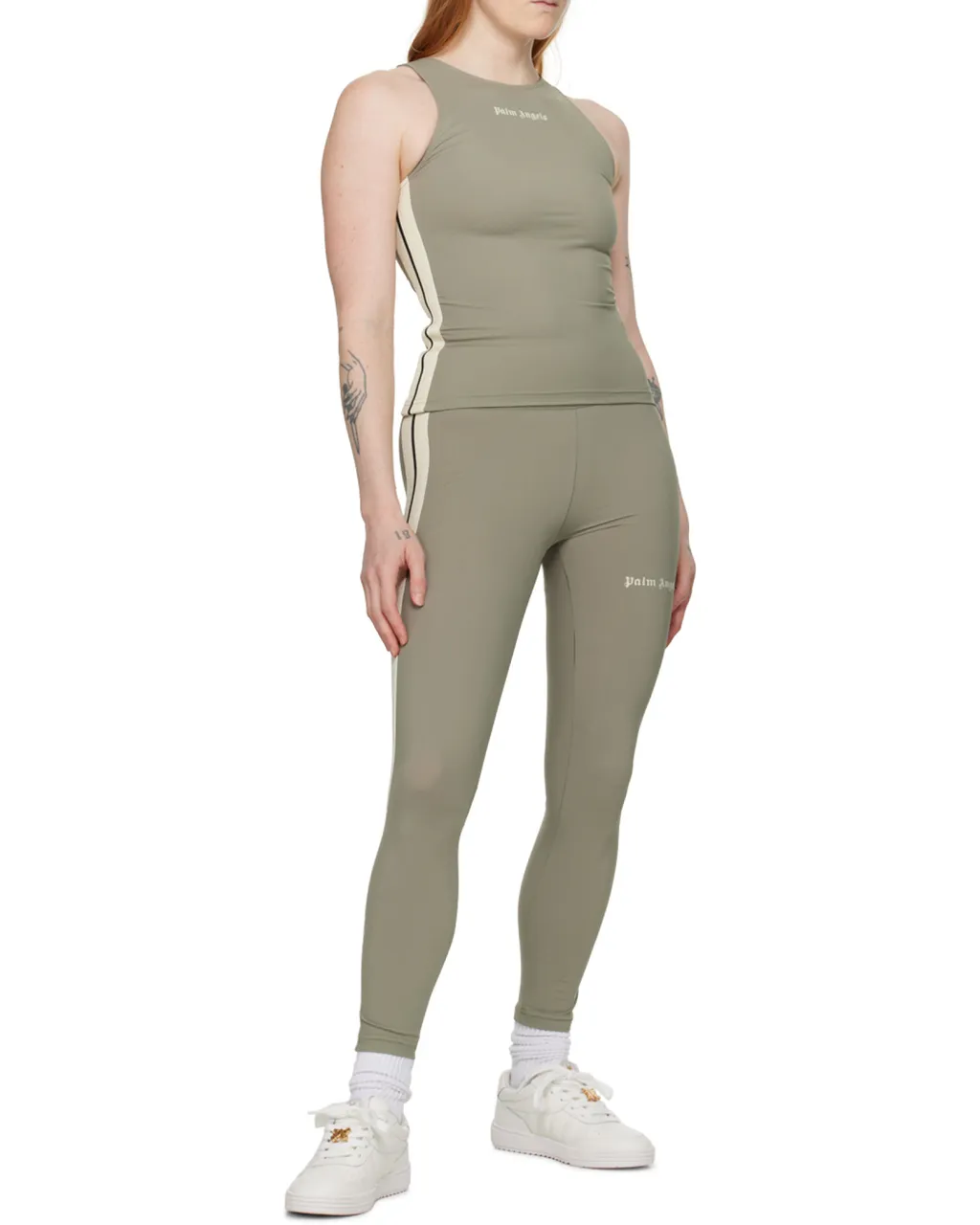 Logo-Print Stretch Leggings