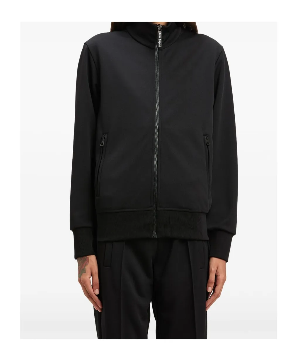 Logo Printed Zipped Track Jacket