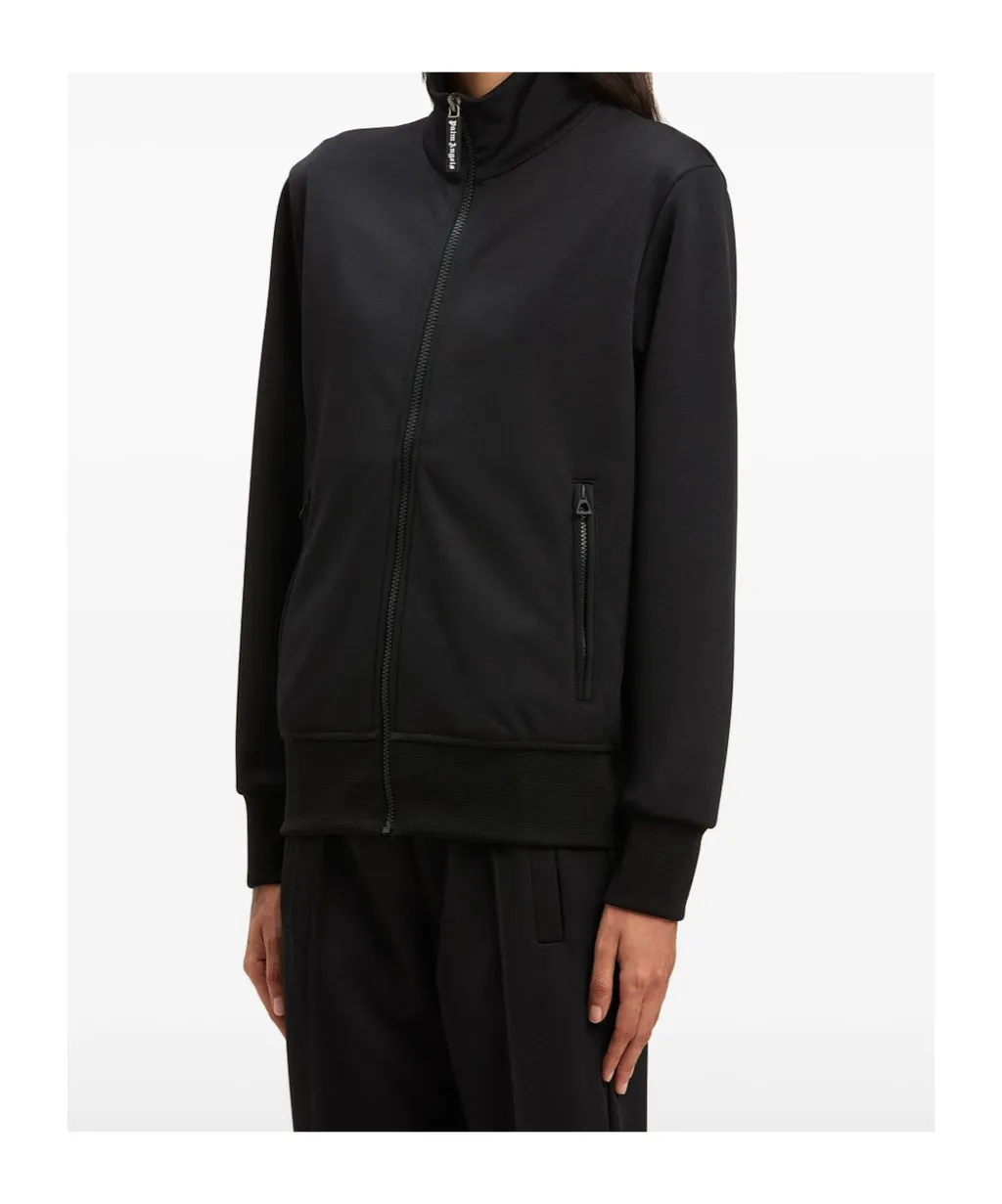 Logo Printed Zipped Track Jacket