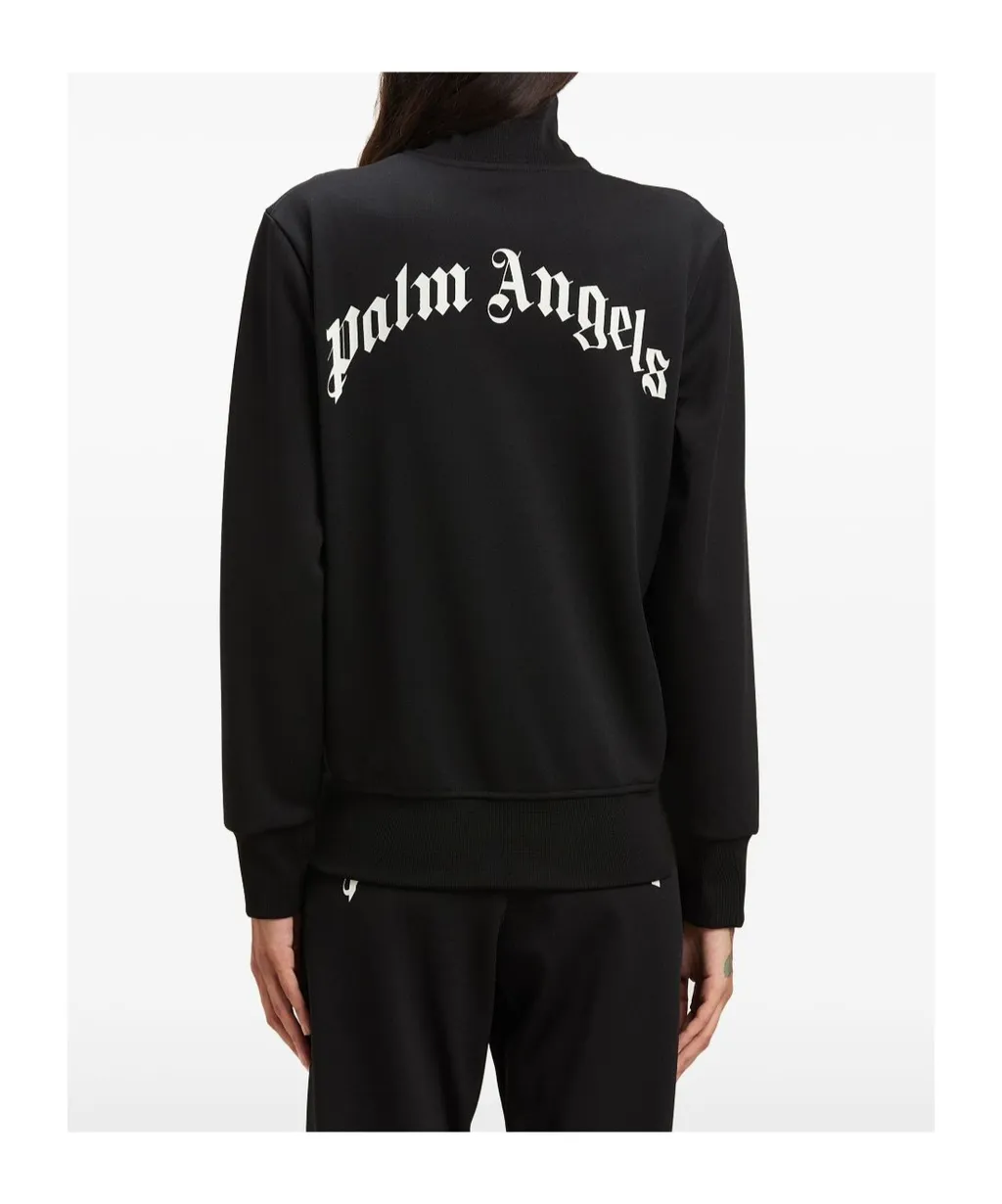 Logo Printed Zipped Track Jacket