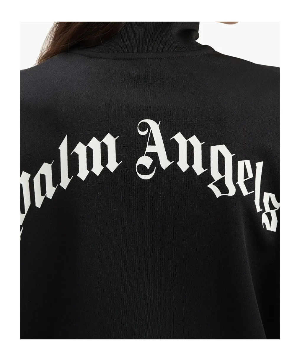 Logo Printed Zipped Track Jacket