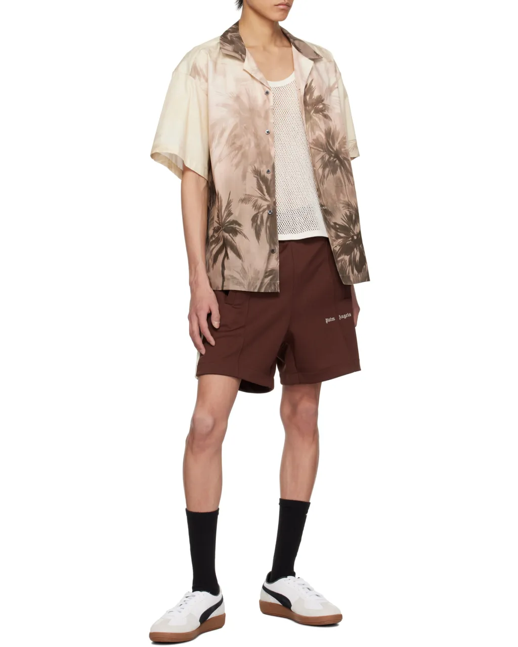 Sunset Palms Bowling Shirt