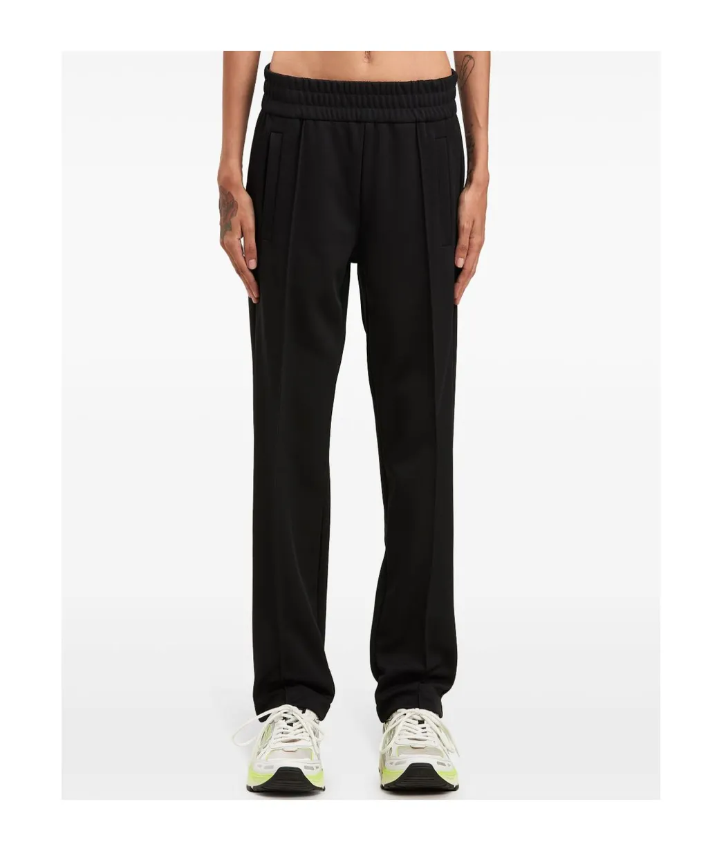 Curved Logo Printed Track Pants