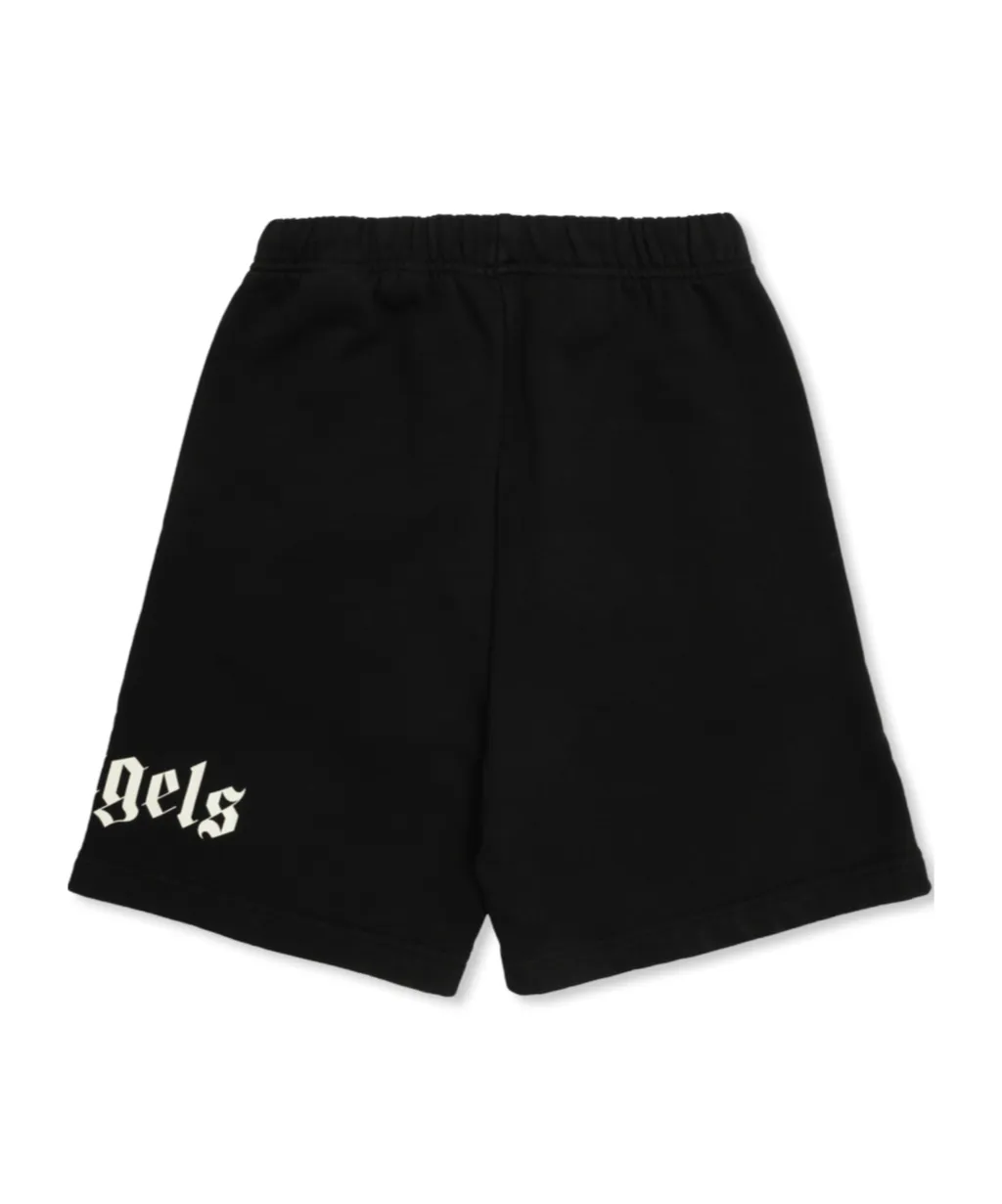 Logo Printed Drawstring Shorts