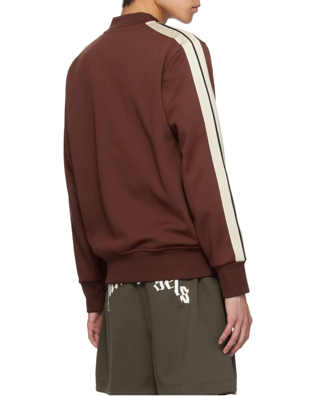 Logo Embroidered Zipped Bomber Jacket