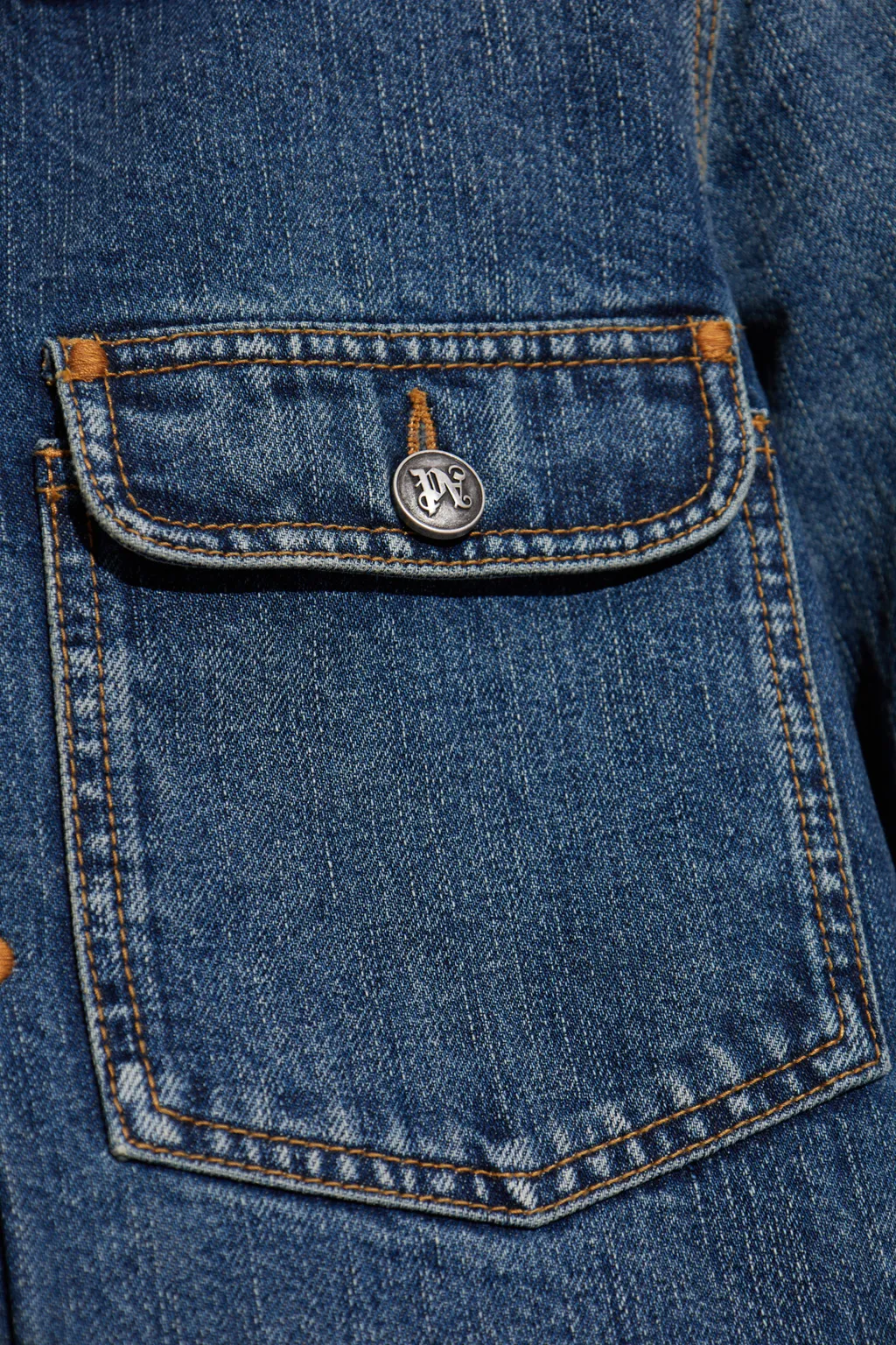 Vintage Effect Denim Jacket
