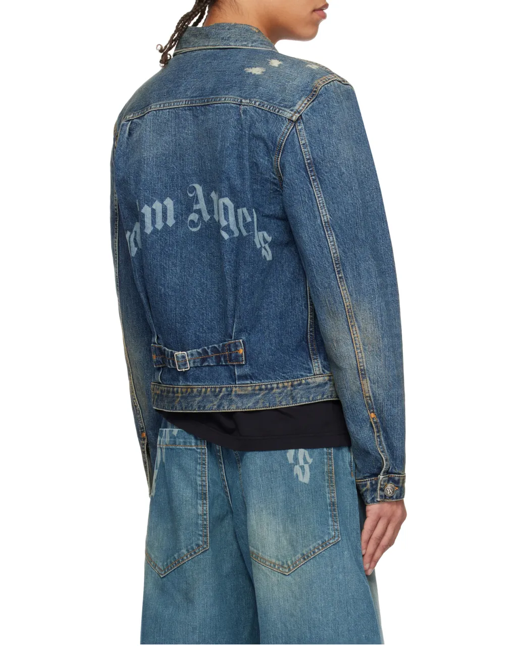 Vintage Effect Denim Jacket