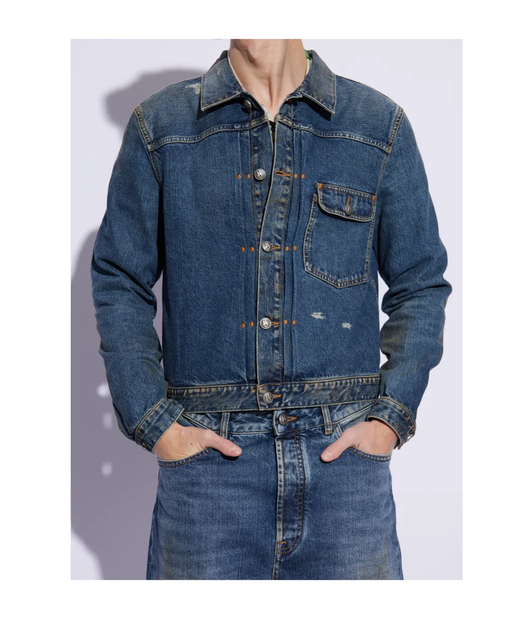 Vintage Effect Denim Jacket