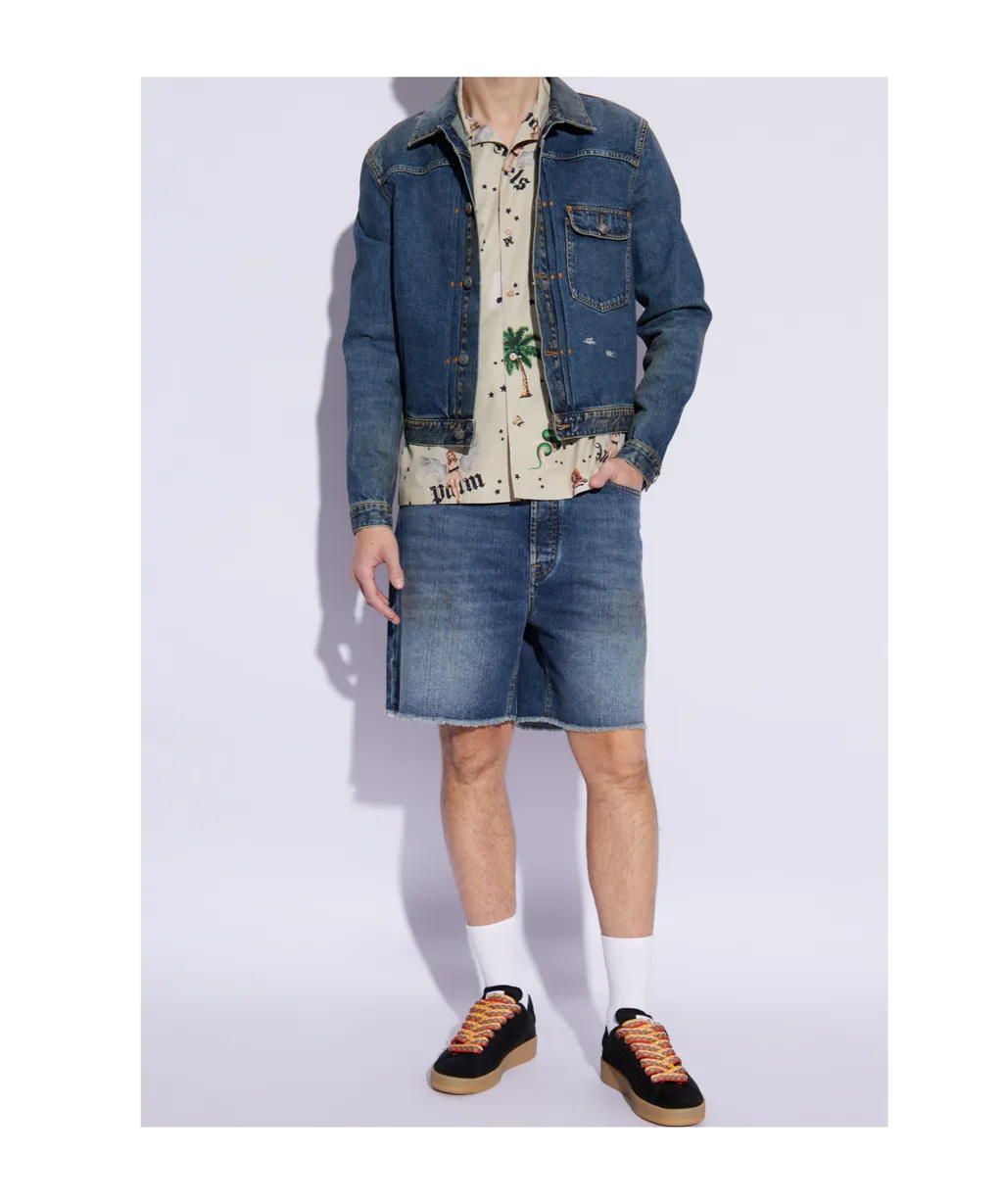 Vintage Effect Denim Jacket