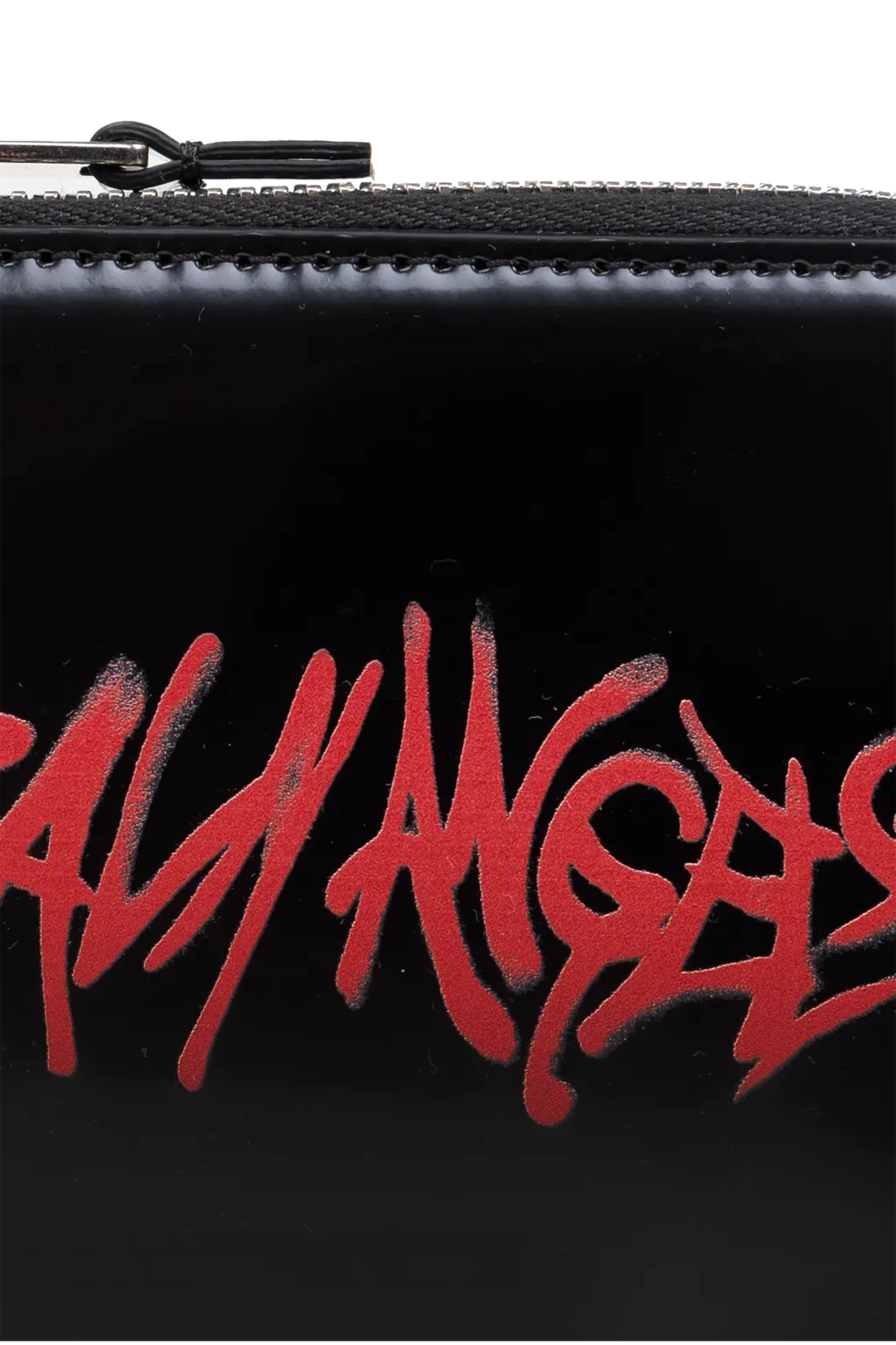 Logo Printed Zipped Wallet