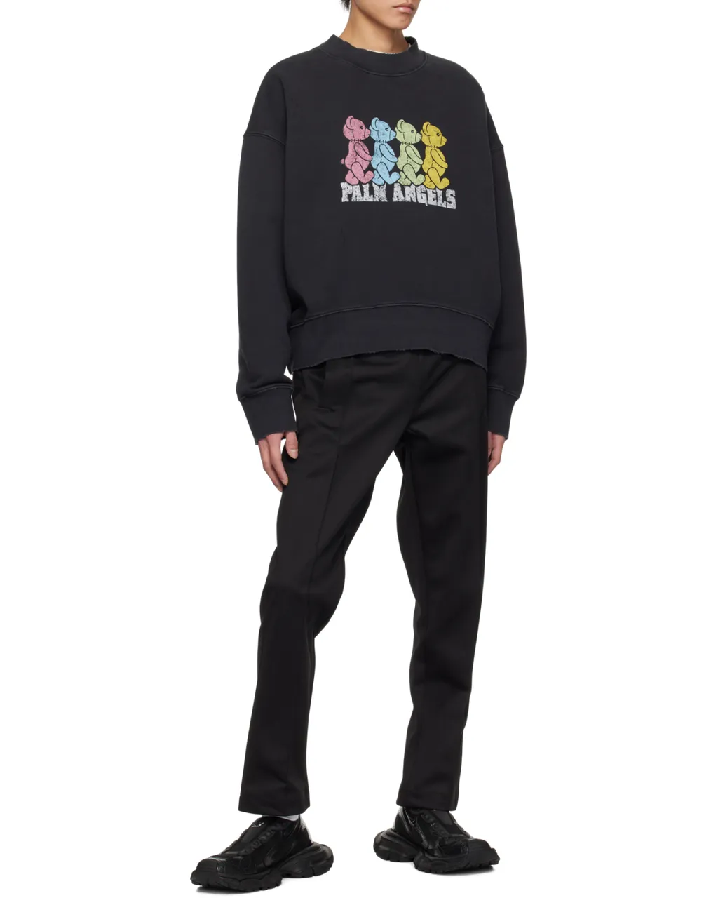 Crossroads Bear Printed Crewneck Sweatshirt