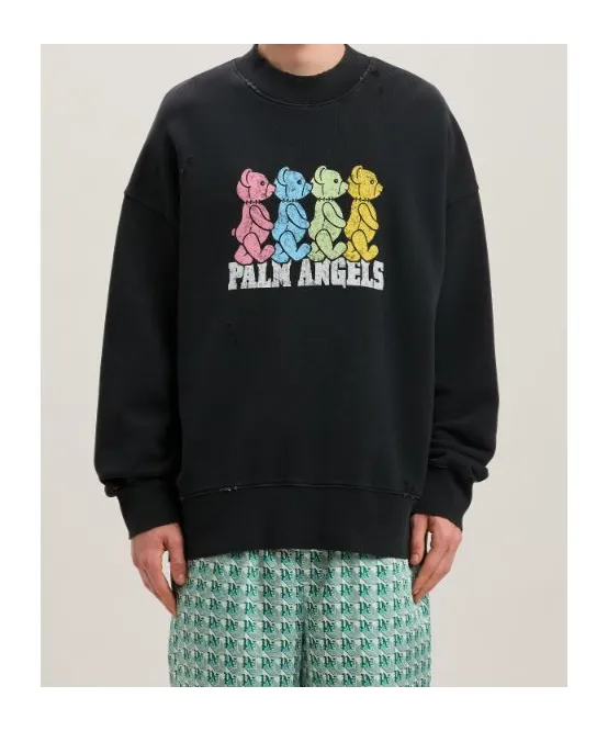 Crossroads Bear Printed Crewneck Sweatshirt