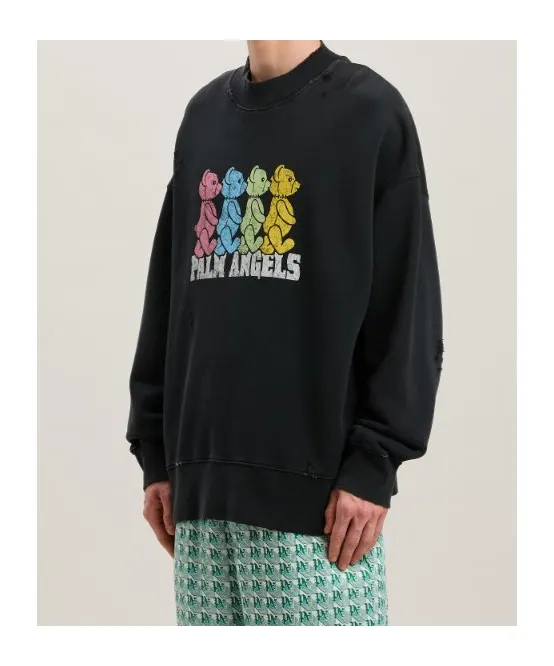 Crossroads Bear Printed Crewneck Sweatshirt