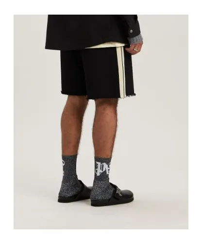 Logo Printed Drawstring Track Shorts