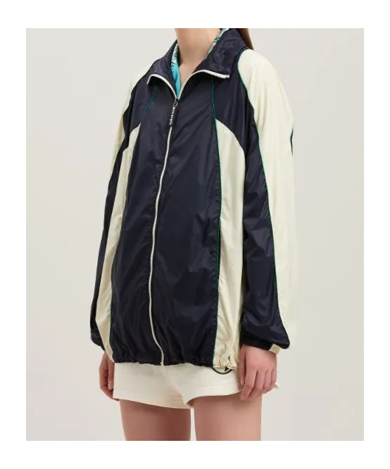 Zipped Windbreaker