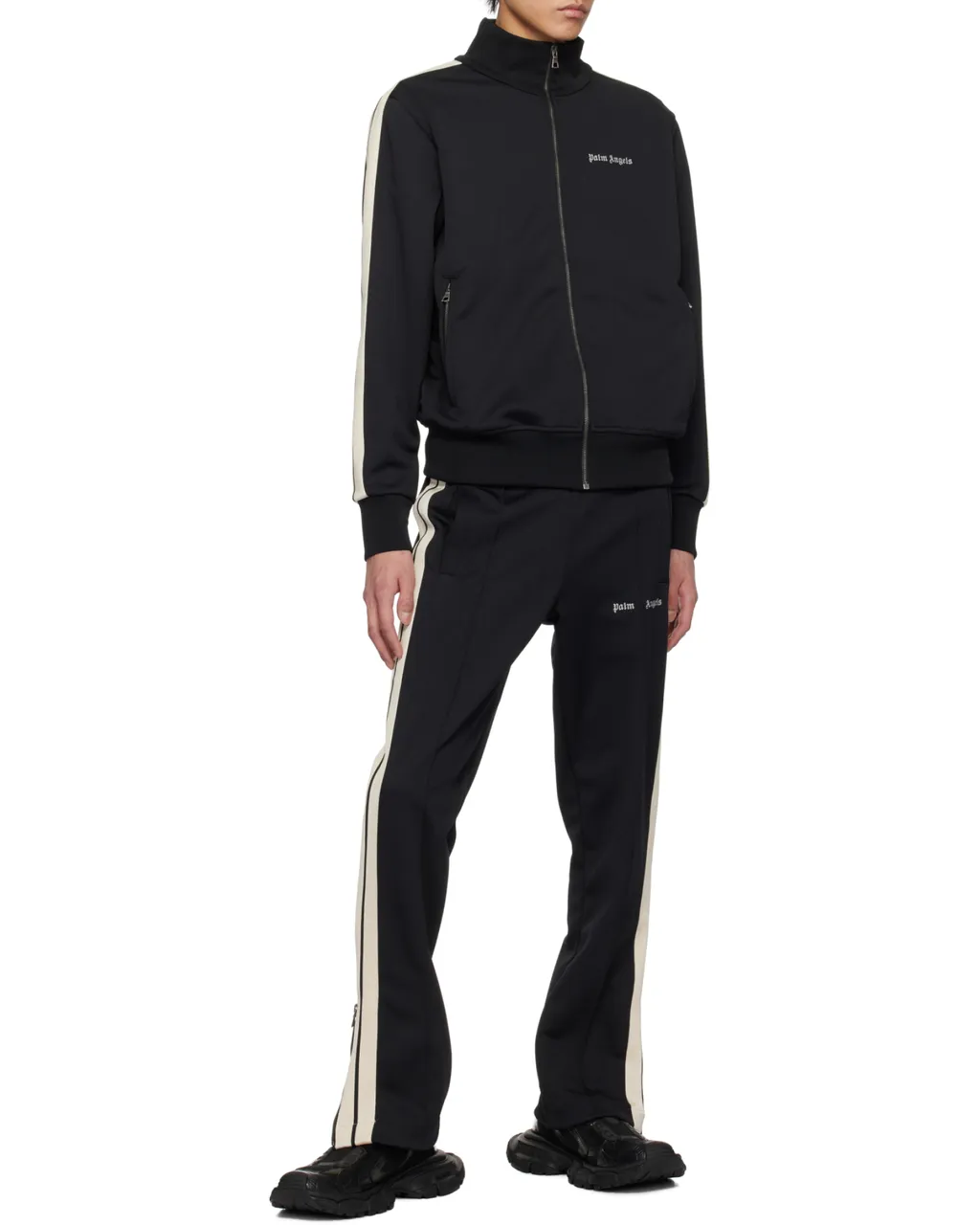 Logo Printed Zipped Track Jacket